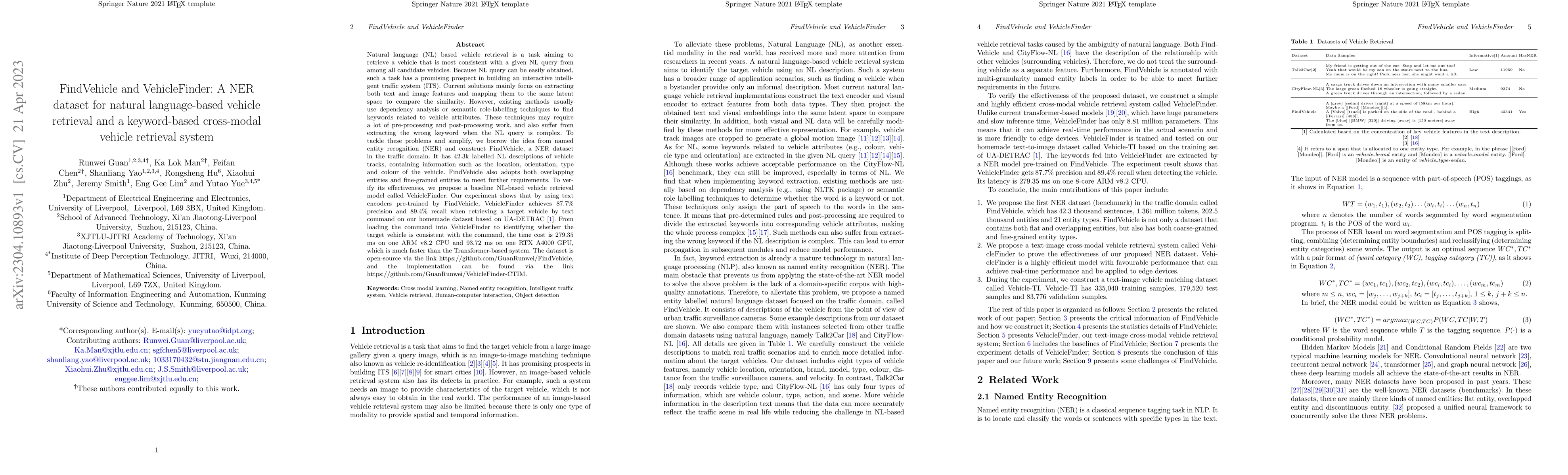 Thumbnail for FindVehicle and VehicleFinder: A NER dataset for natural language-based
  vehicle retrieval and a keyword-based cross-modal vehicle retrieval system