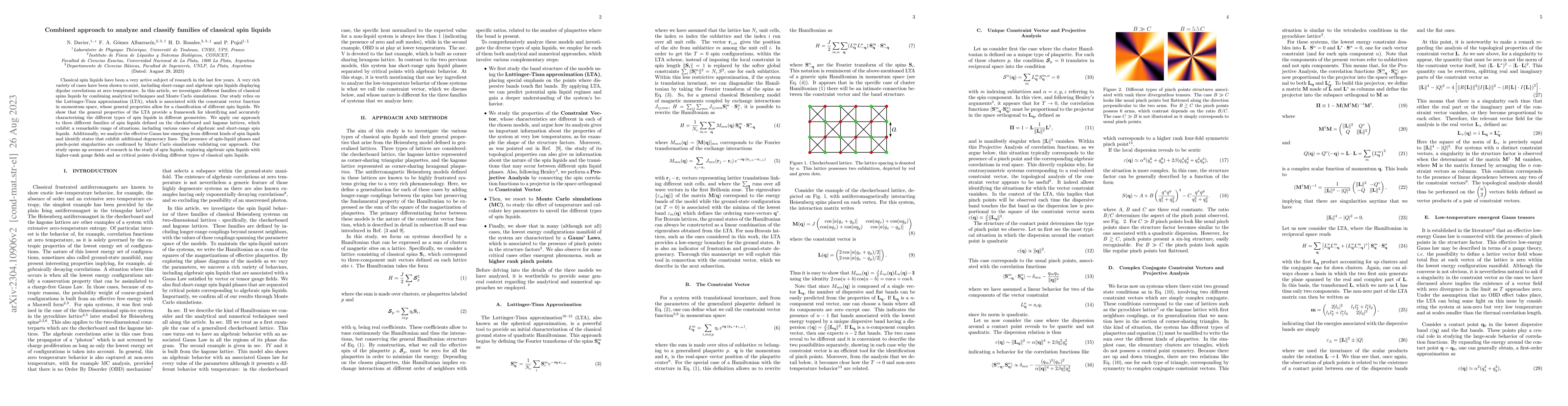 Thumbnail for Combined approach to analyze and classify families of classical spin
  liquids