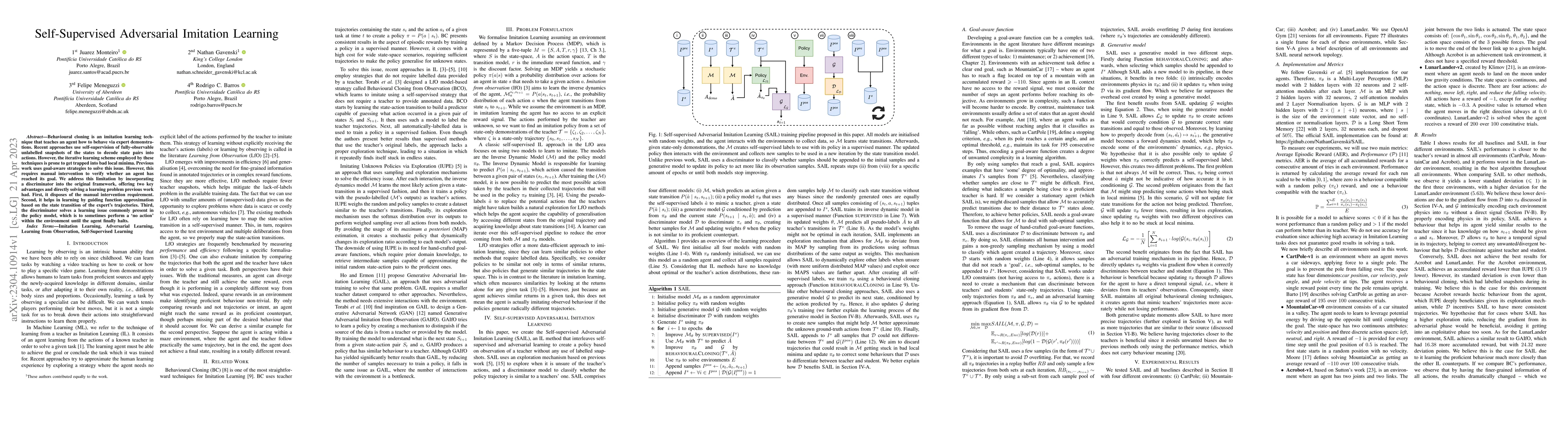 Thumbnail for Self-Supervised Adversarial Imitation Learning