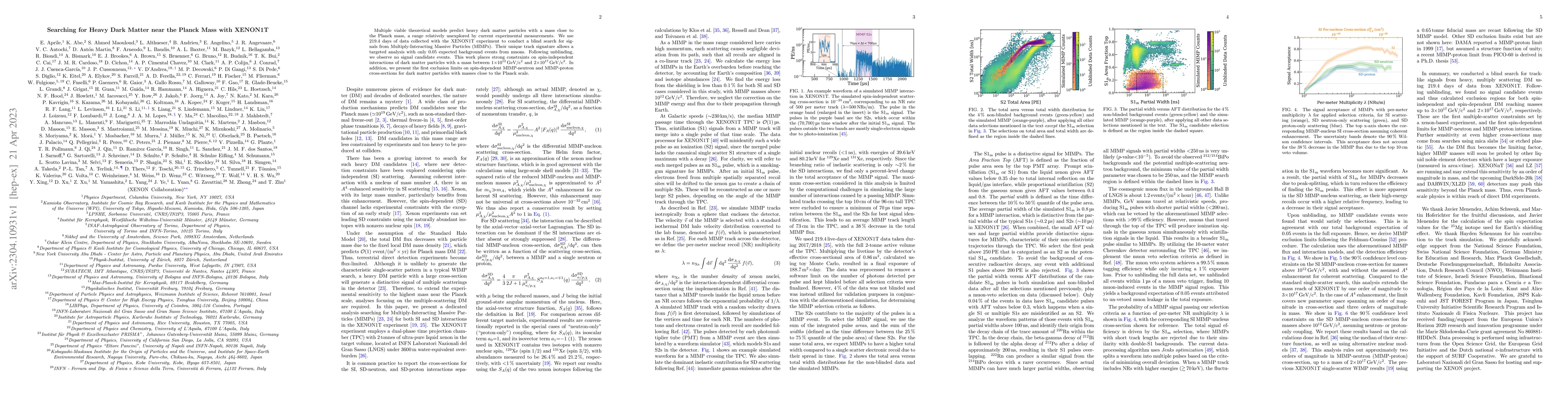Thumbnail for Searching for Heavy Dark Matter near the Planck Mass with XENON1T