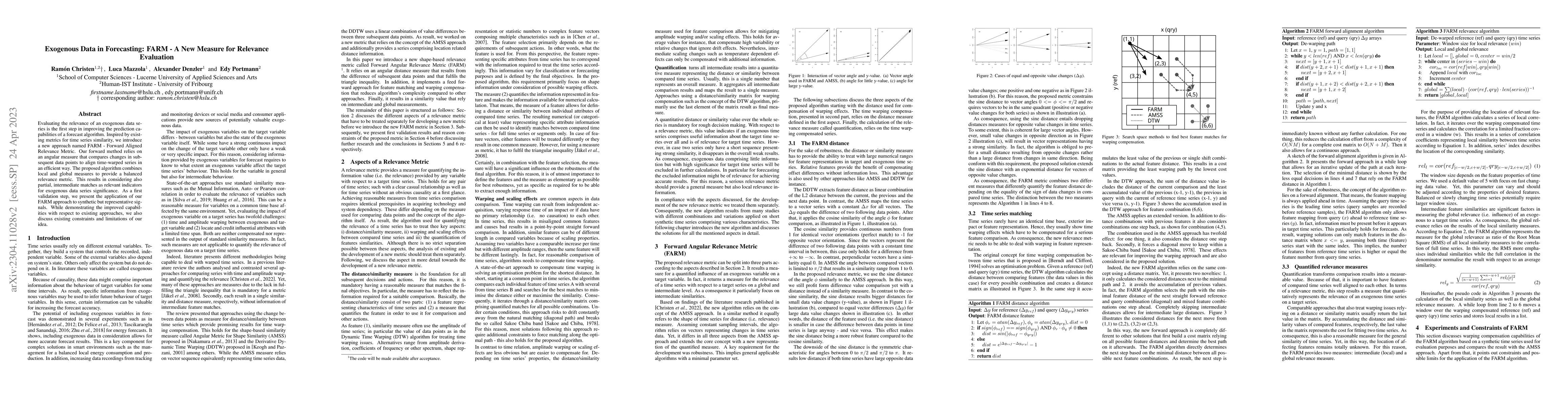 Thumbnail for Exogenous Data in Forecasting: FARM -- A New Measure for Relevance
  Evaluation