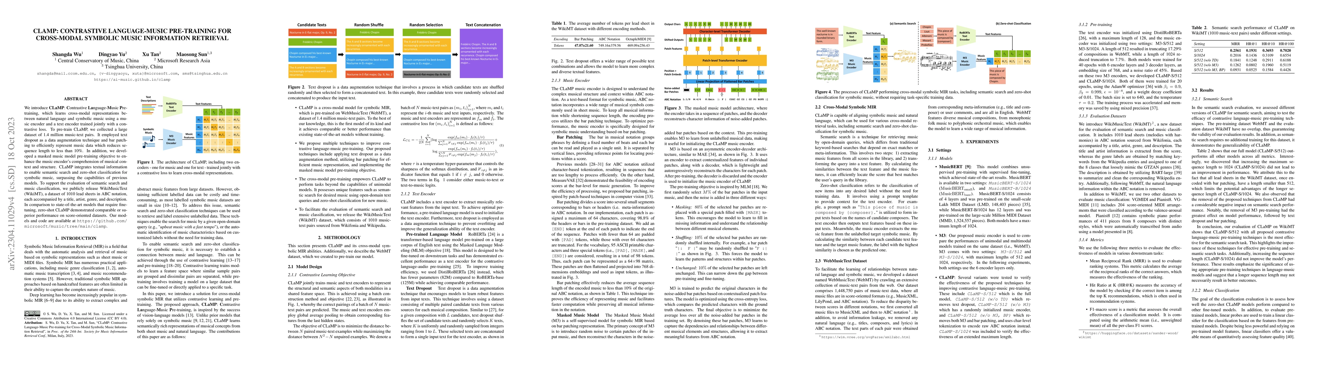 Thumbnail for CLaMP: Contrastive Language-Music Pre-training for Cross-Modal Symbolic
  Music Information Retrieval