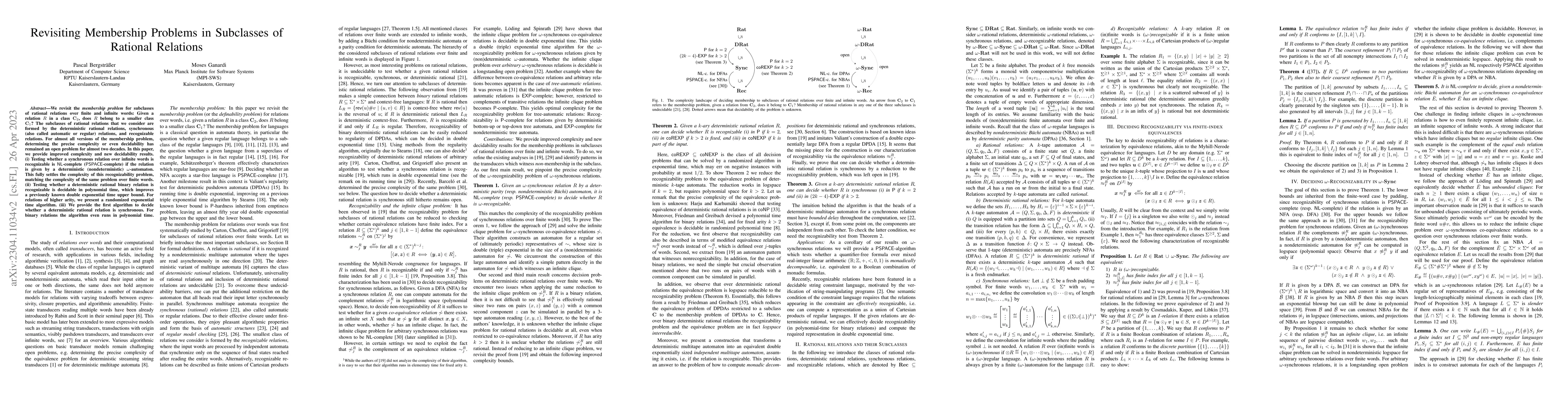 Thumbnail for Revisiting Membership Problems in Subclasses of Rational Relations