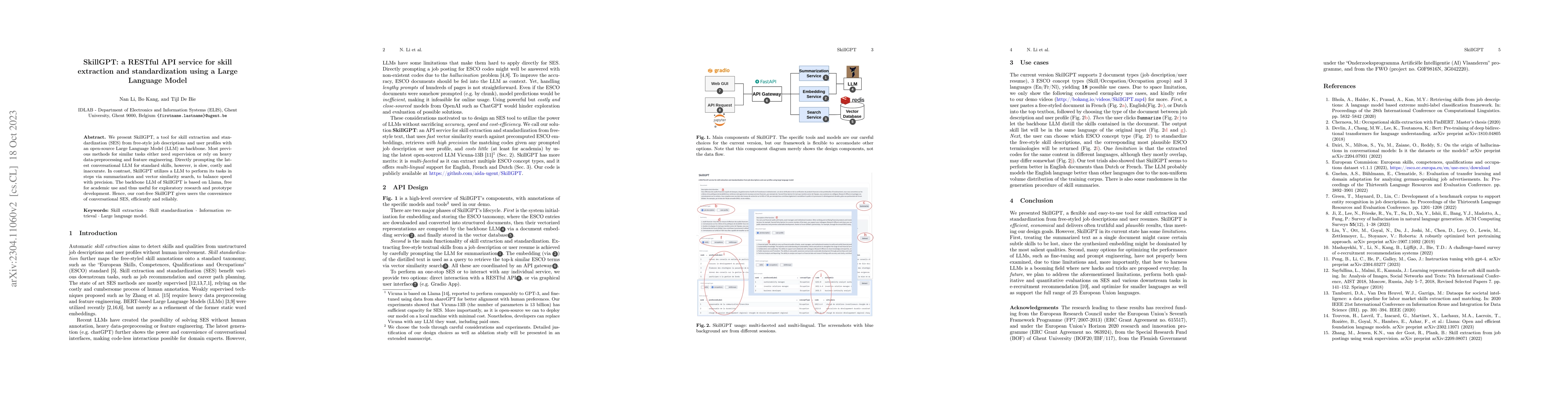 Thumbnail for SkillGPT: a RESTful API service for skill extraction and standardization
  using a Large Language Model