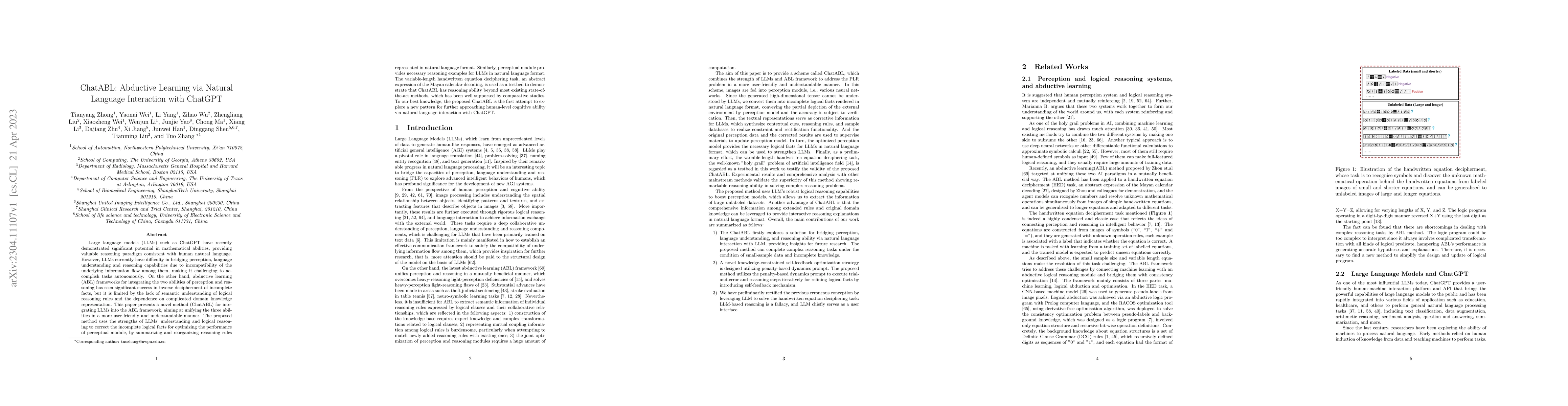 Thumbnail for ChatABL: Abductive Learning via Natural Language Interaction with
  ChatGPT