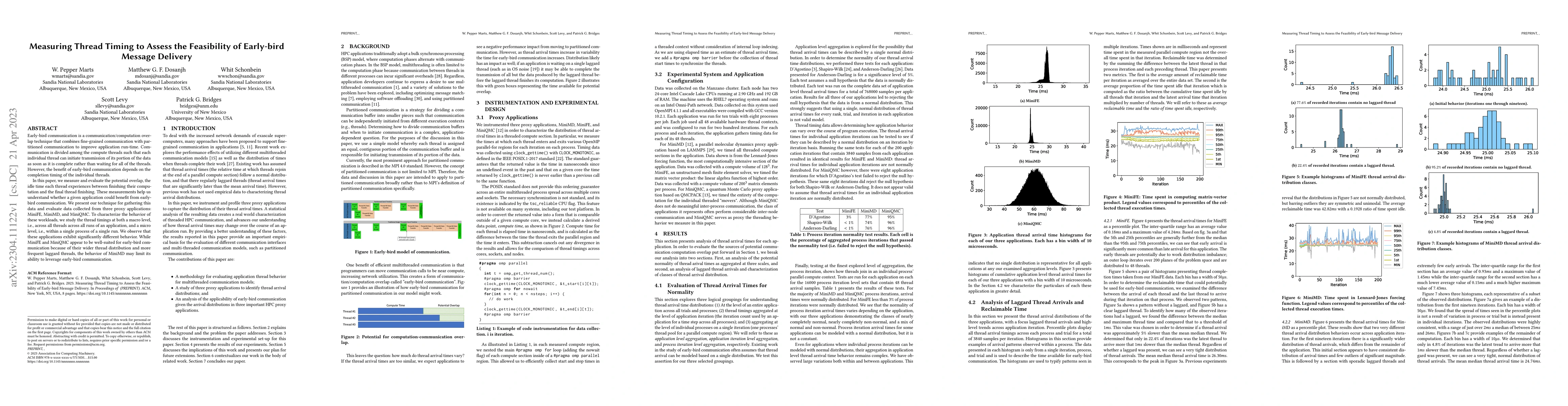 Thumbnail for Measuring Thread Timing to Assess the Feasibility of Early-bird Message
  Delivery