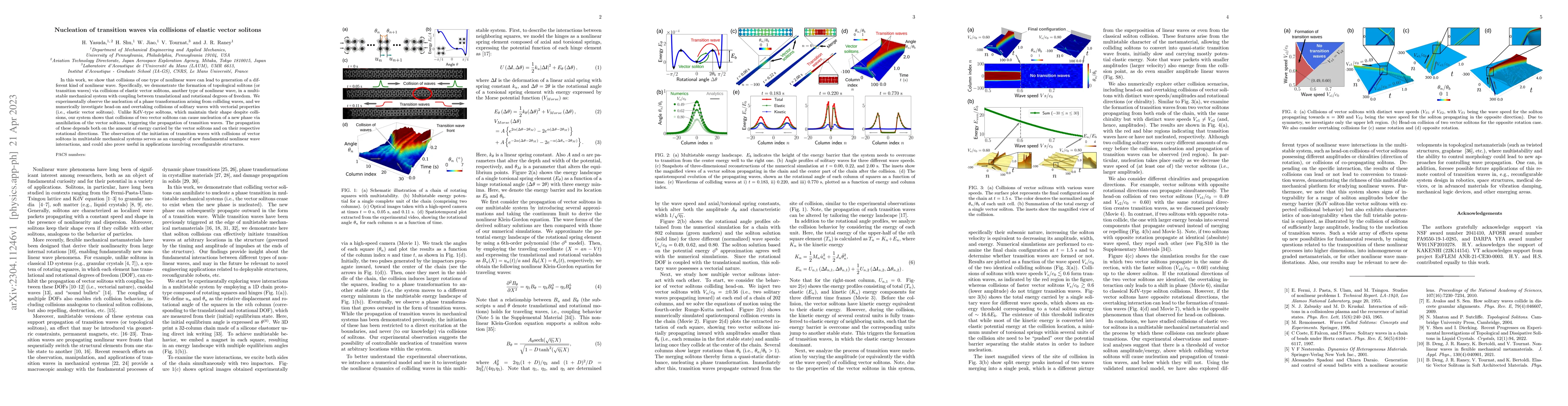 Thumbnail for Nucleation of transition waves via collisions of elastic vector solitons