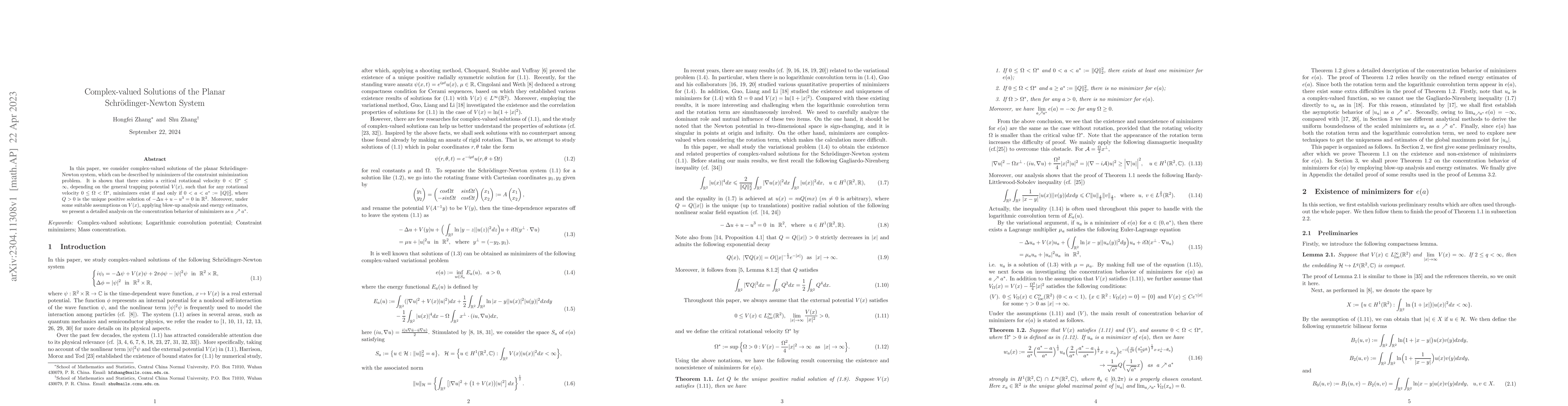 Thumbnail for Complex-valued Solutions of the Planar Schr\"odinger-Newton System