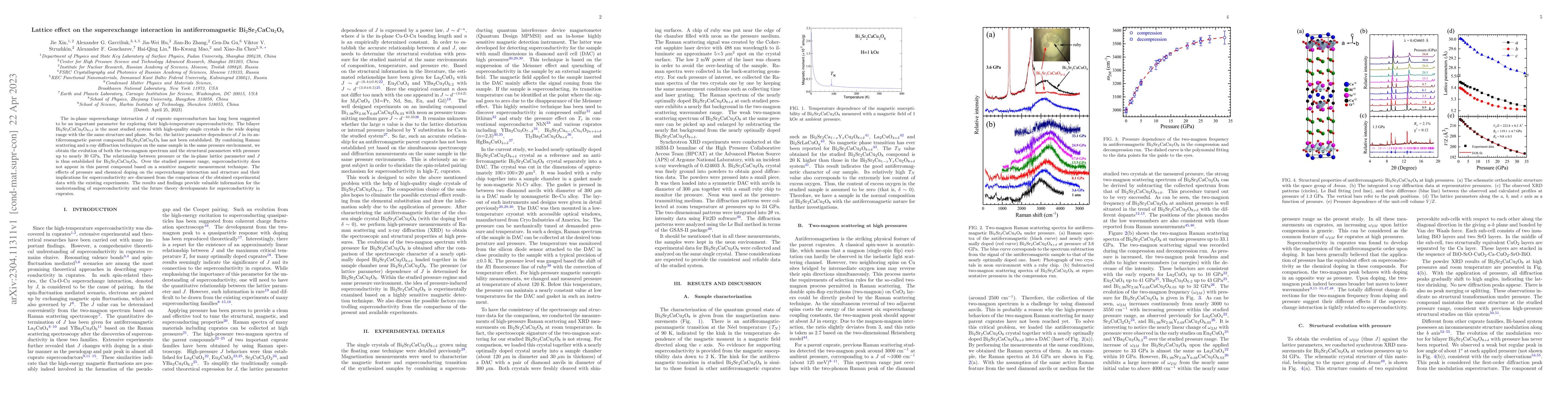Thumbnail for Lattice effect on the superexchange interaction in antiferromagnetic
  Bi$_2$Sr$_2$CaCu$_2$O$_8$