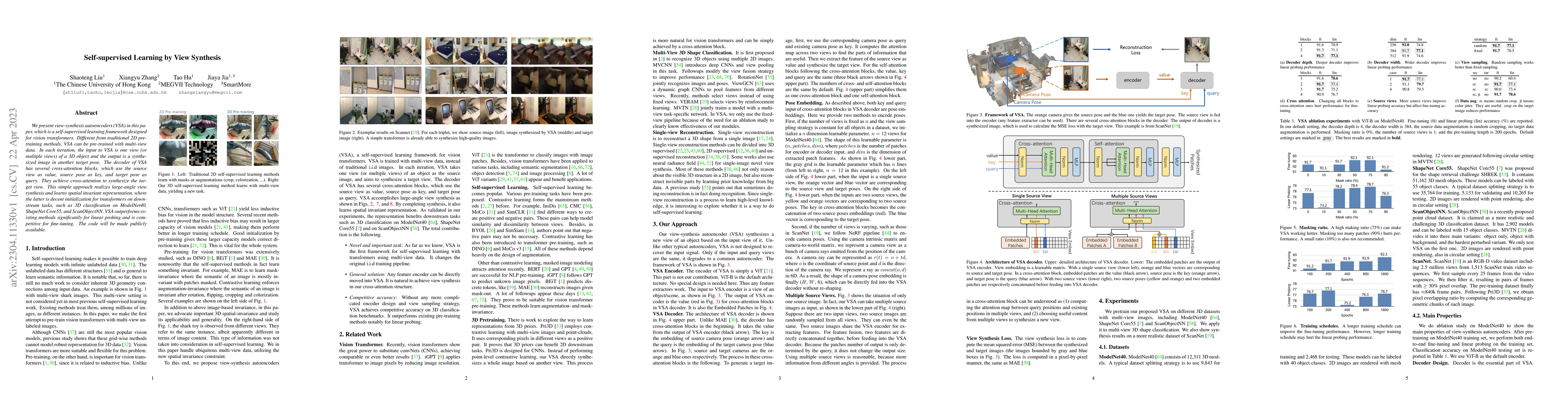 Thumbnail for Self-supervised Learning by View Synthesis