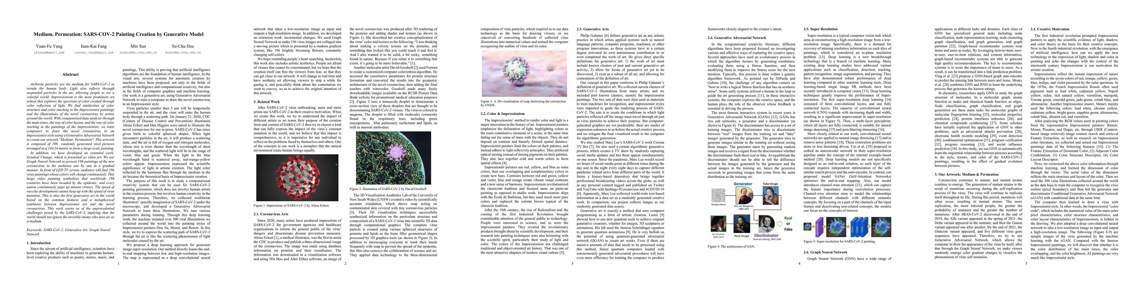 Thumbnail for Medium. Permeation: SARS-COV-2 Painting Creation by Generative Model