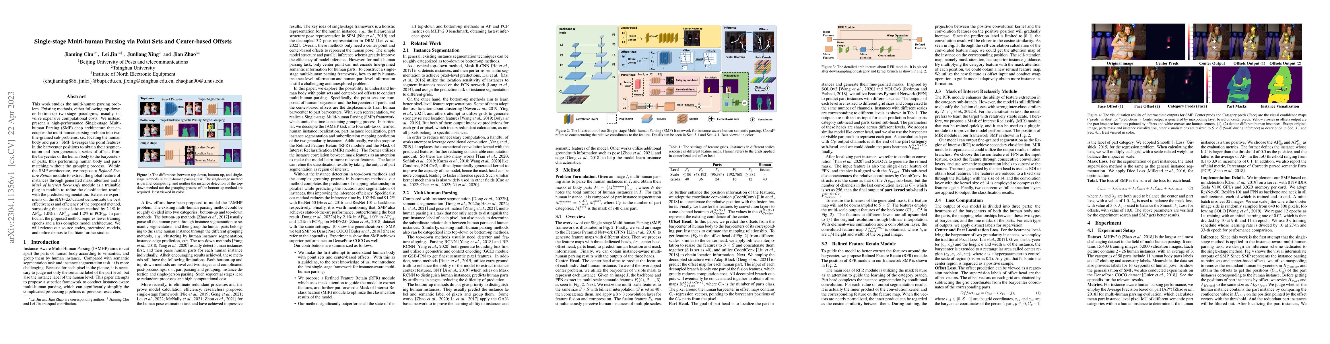 Thumbnail for Single-stage Multi-human Parsing via Point Sets and Center-based Offsets