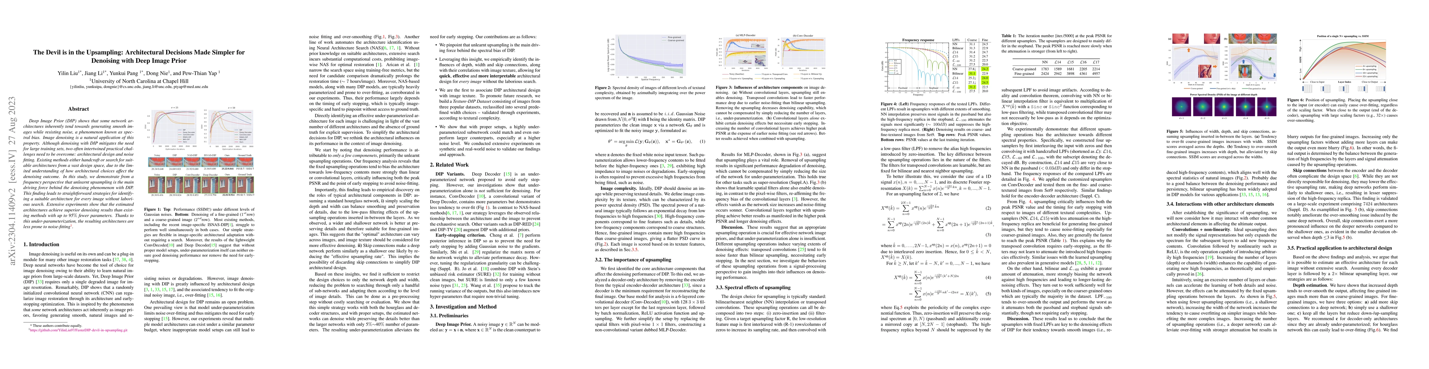 Thumbnail for The Devil is in the Upsampling: Architectural Decisions Made Simpler for
  Denoising with Deep Image Prior