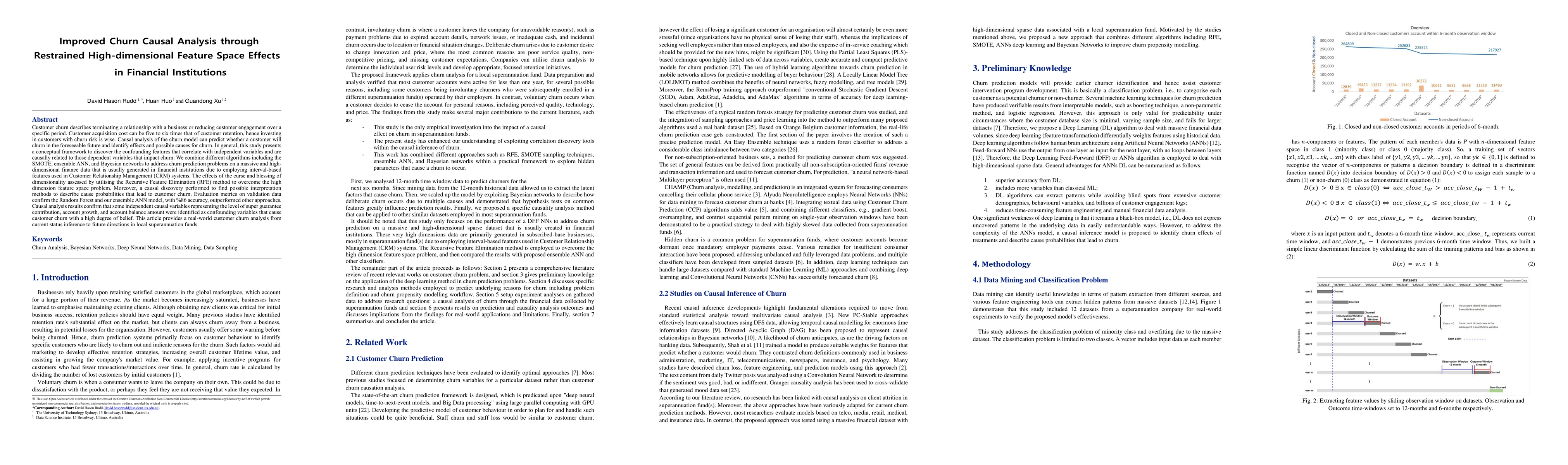 Thumbnail for Improved Churn Causal Analysis Through Restrained High-Dimensional
  Feature Space Effects in Financial Institutions