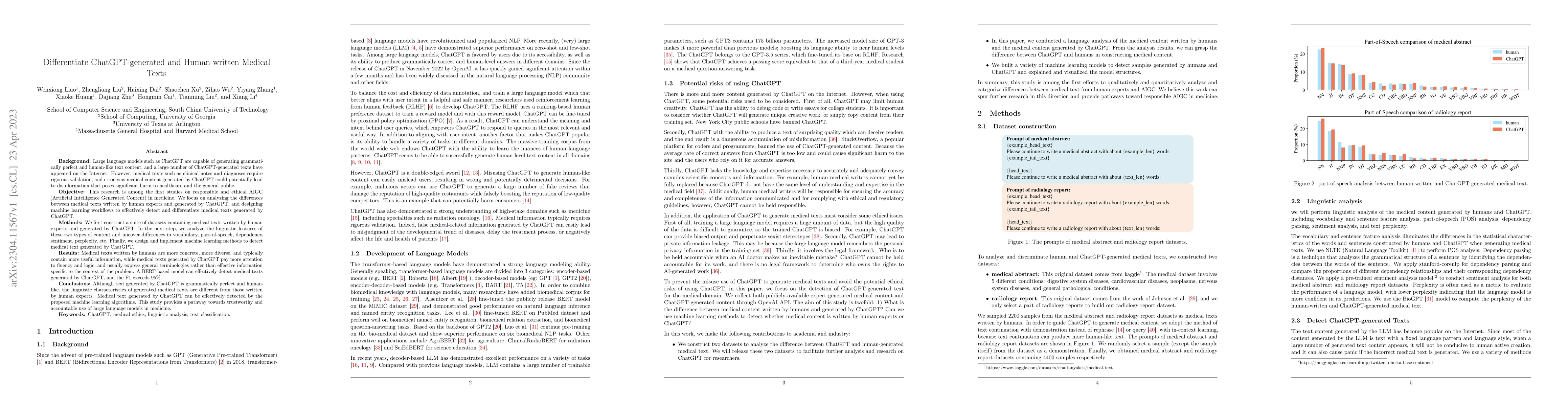 Thumbnail for Differentiate ChatGPT-generated and Human-written Medical Texts