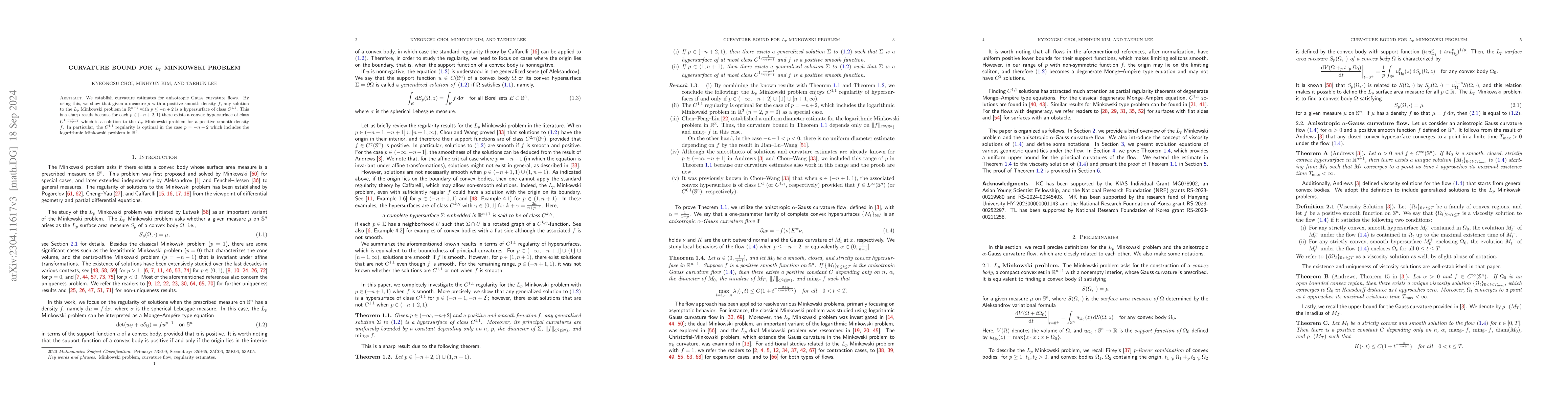 Thumbnail for Curvature bound for $L_p$ Minkowski problem