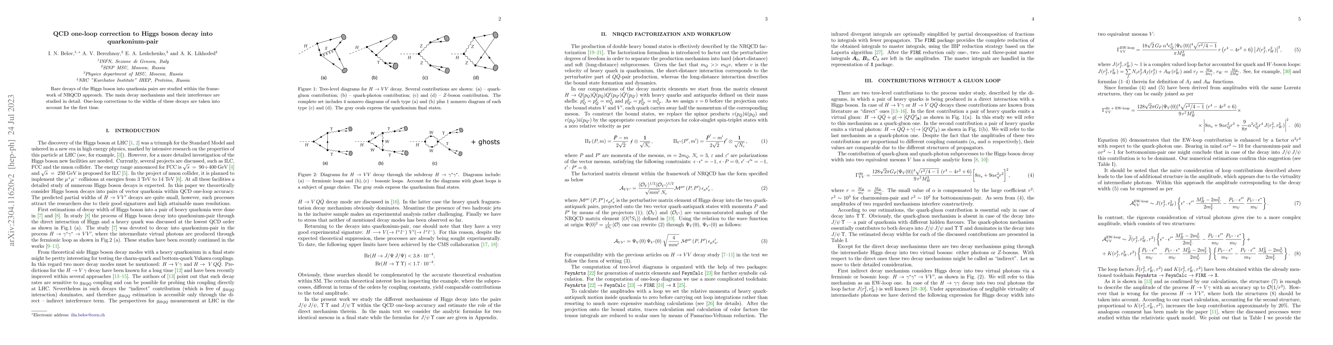 Thumbnail for QCD one-loop correction to Higgs boson decay into quarkonium-pair