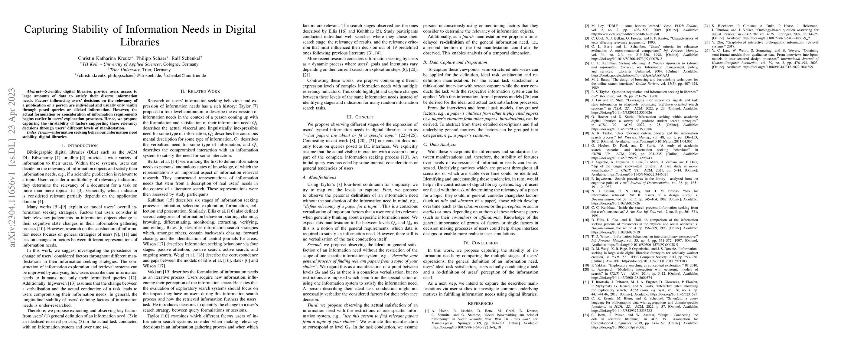 Thumbnail for Capturing Stability of Information Needs in Digital Libraries