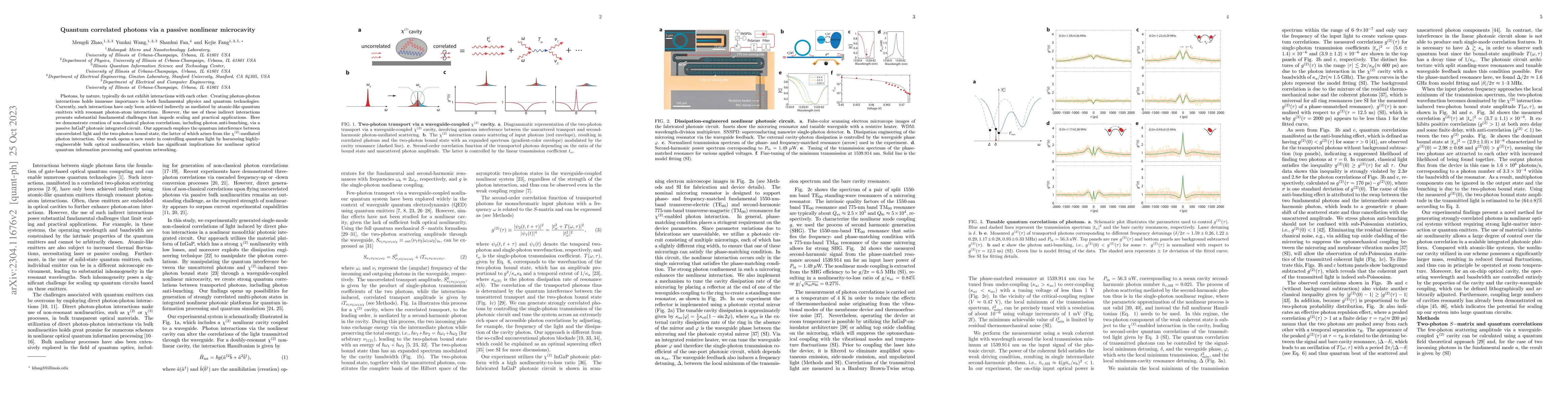 Thumbnail for Quantum correlated photons via a passive nonlinear microcavity