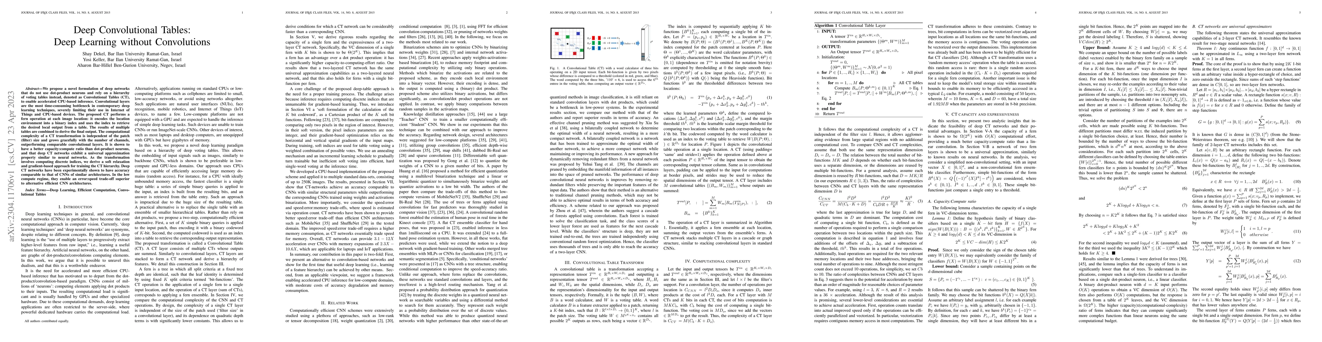 Thumbnail for Deep Convolutional Tables: Deep Learning without Convolutions