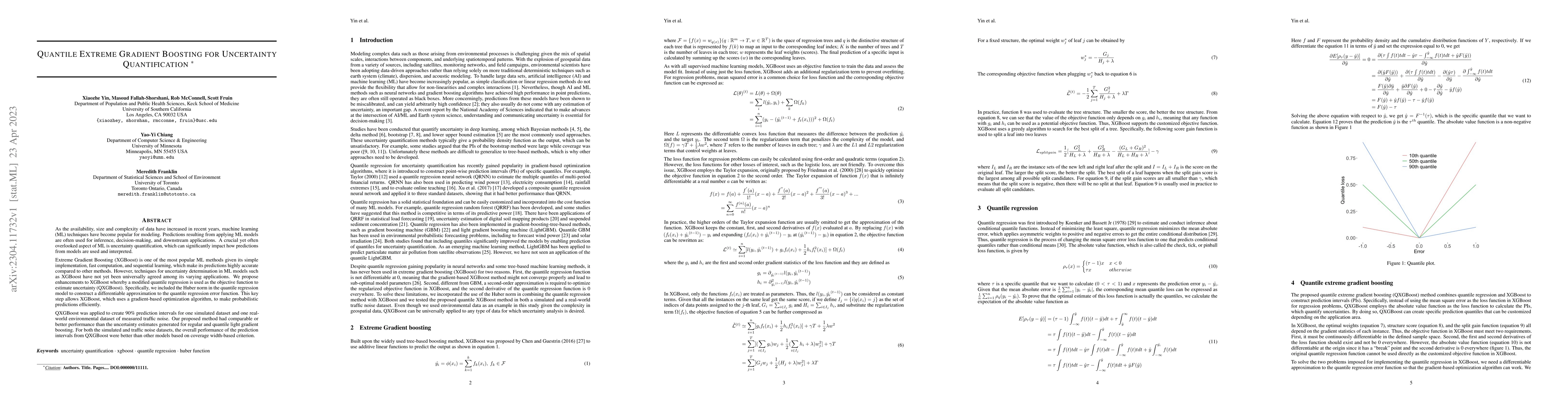 Thumbnail for Quantile Extreme Gradient Boosting for Uncertainty Quantification