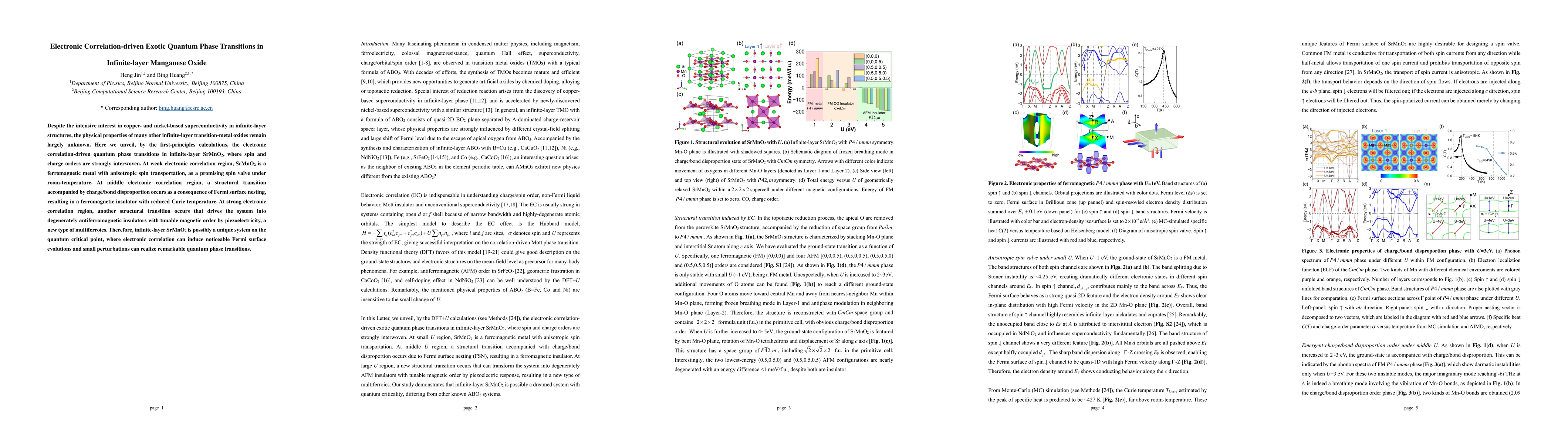 Thumbnail for Electronic Correlation-driven Exotic Quantum Phase Transitions in
  Infinite-layer Manganese Oxide
