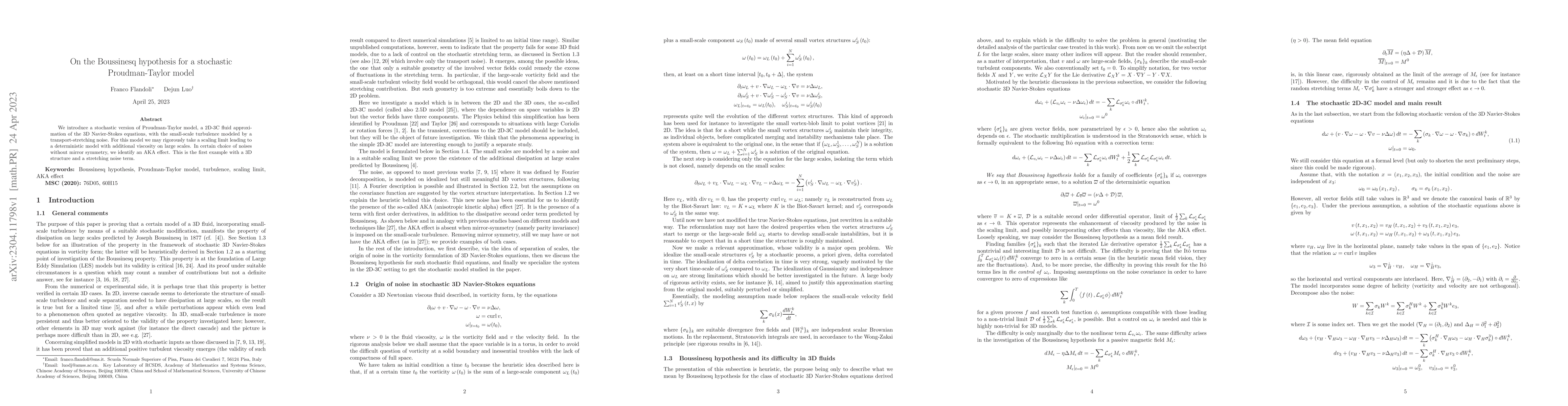 Thumbnail for On the Boussinesq hypothesis for a stochastic Proudman-Taylor model
