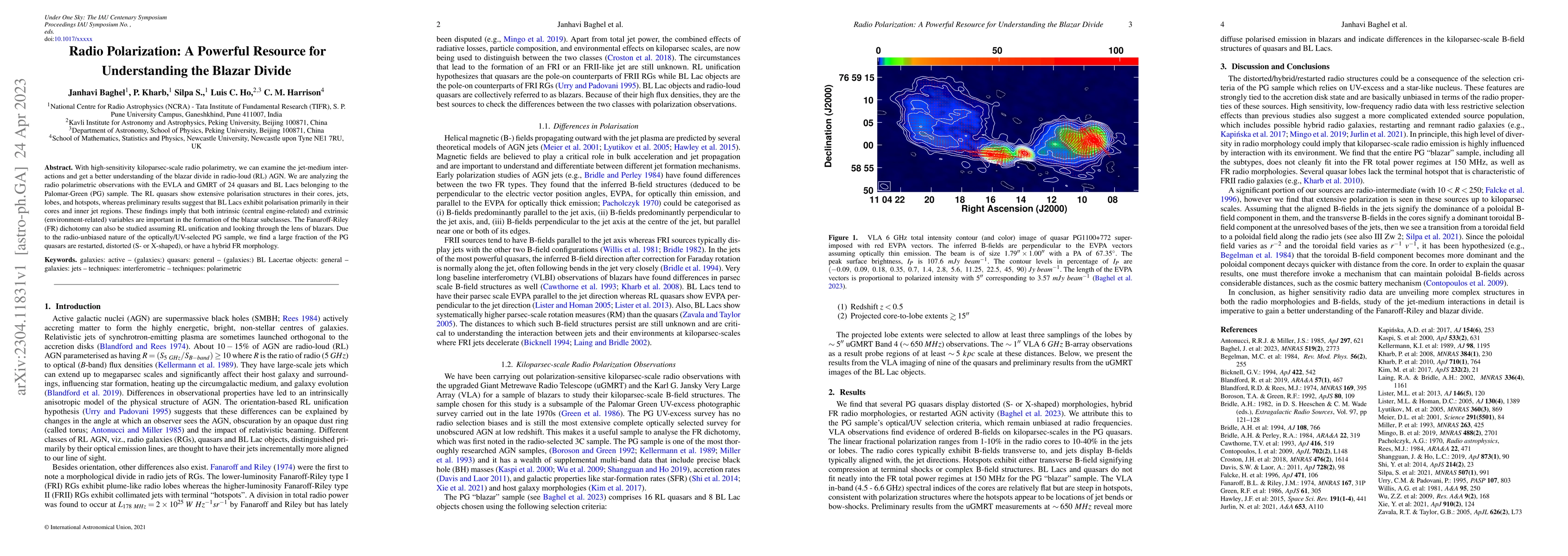 Thumbnail for Radio Polarization: A Powerful Resource for Understanding the Blazar
  Divide