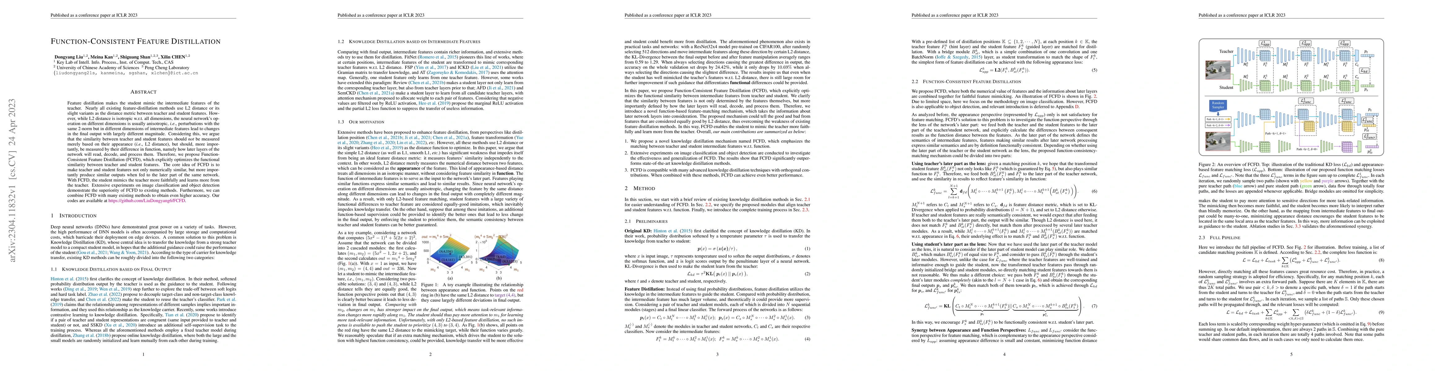 Thumbnail for Function-Consistent Feature Distillation