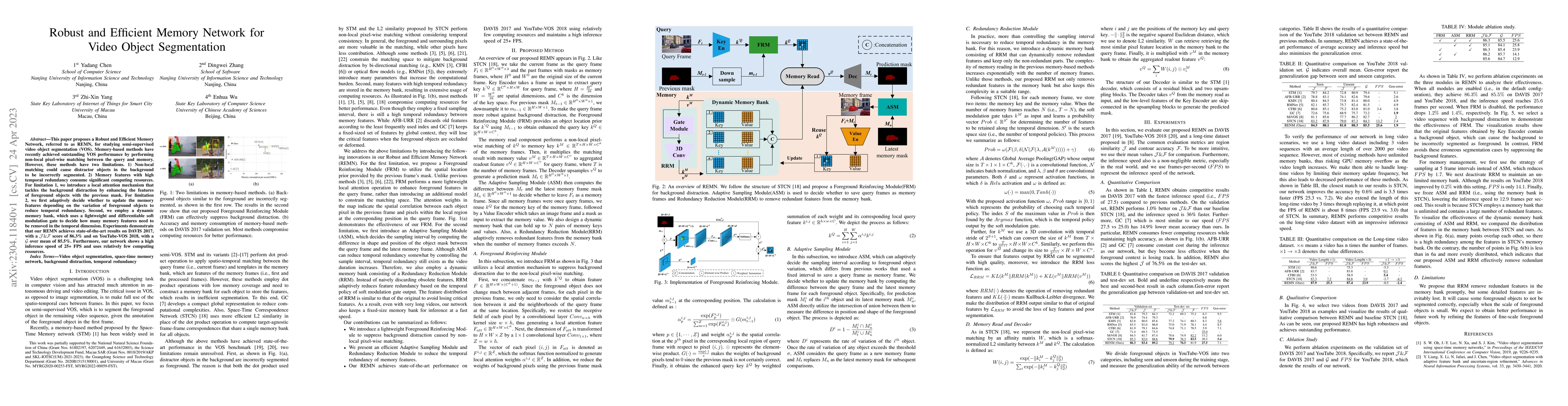 Thumbnail for Robust and Efficient Memory Network for Video Object Segmentation
