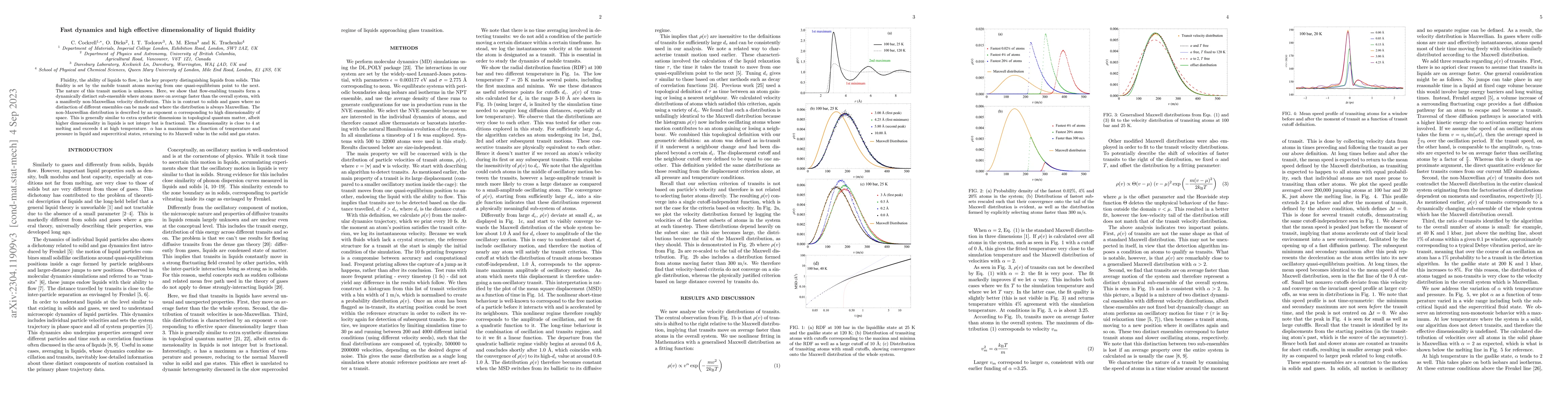Thumbnail for Fast dynamics and high effective dimensionality of liquid fluidity