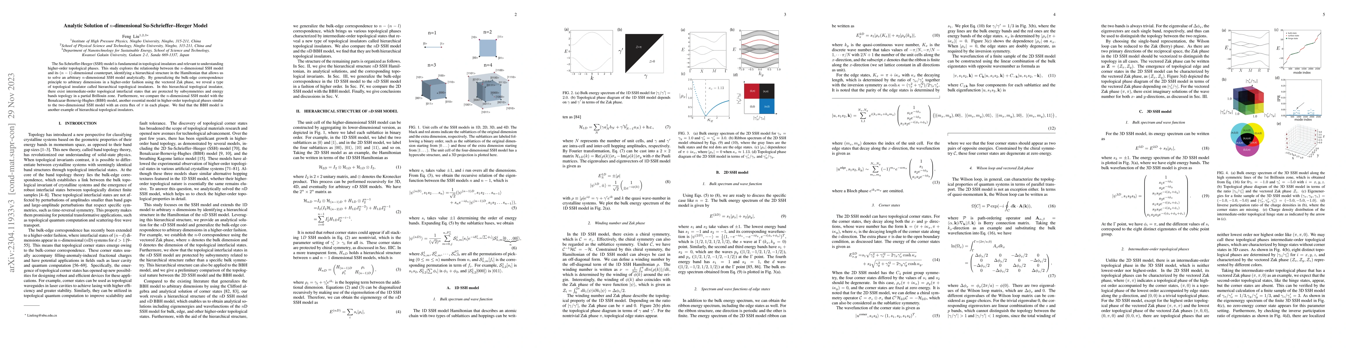 Thumbnail for Analytic Solution of $n$-dimensional Su-Schrieffer-Heeger Model