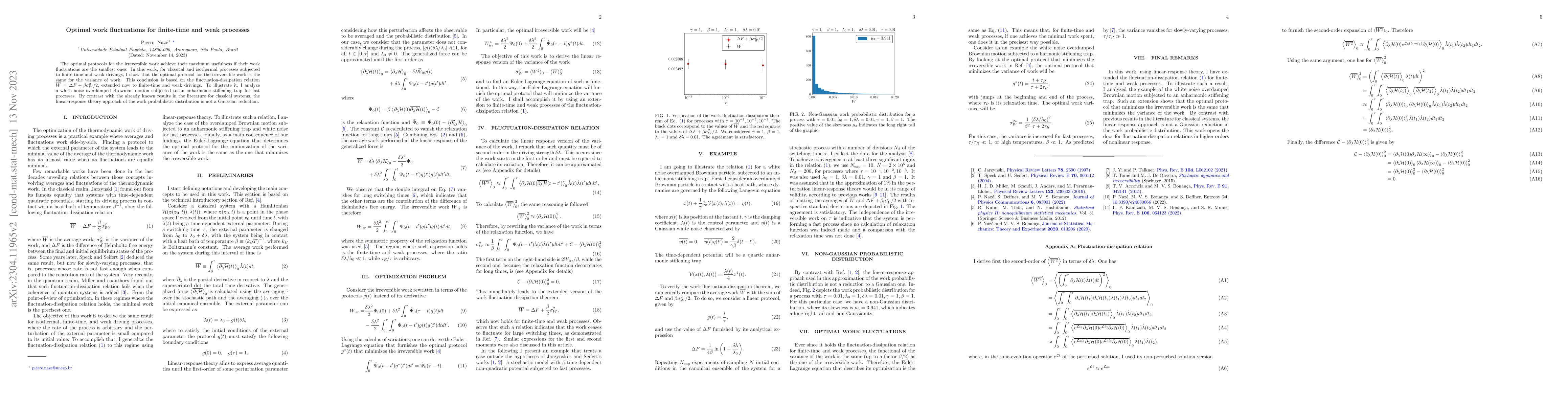 Thumbnail for Optimal work fluctuations for finite-time and weak processes