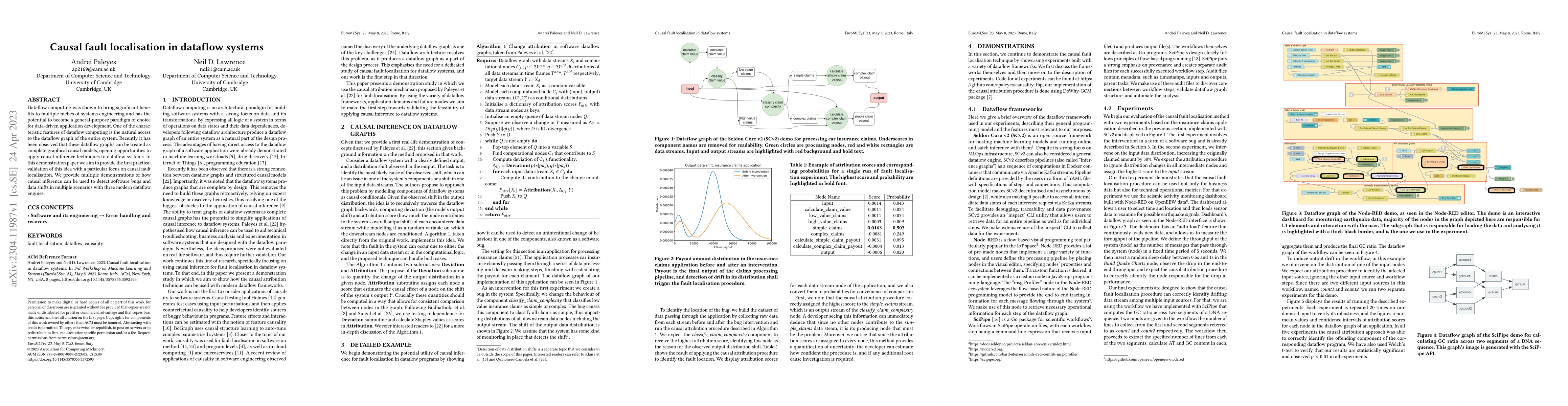 Thumbnail for Causal fault localisation in dataflow systems