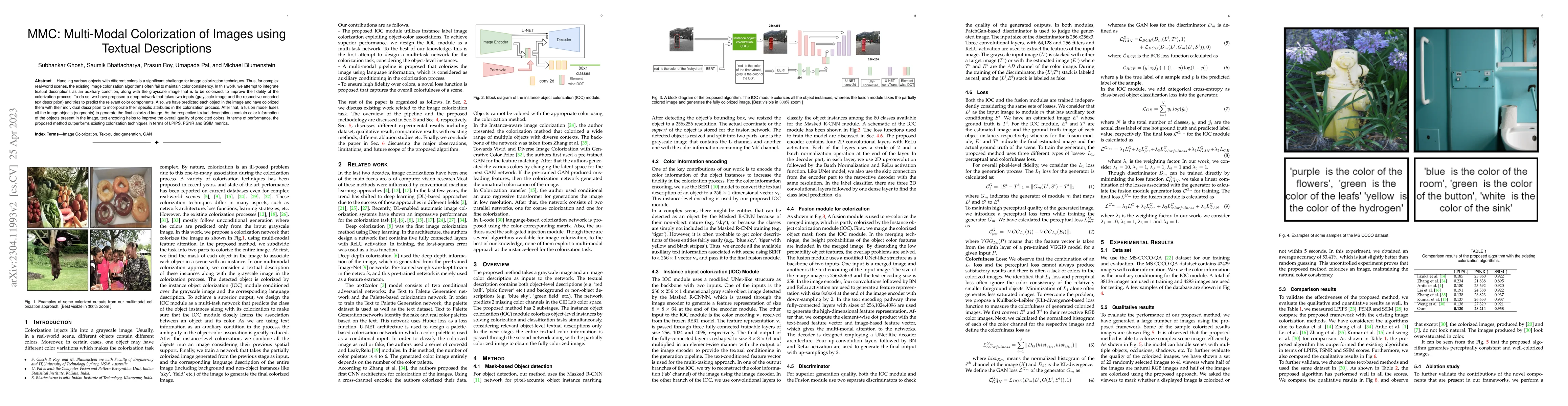 Thumbnail for MMC: Multi-Modal Colorization of Images using Textual Descriptions