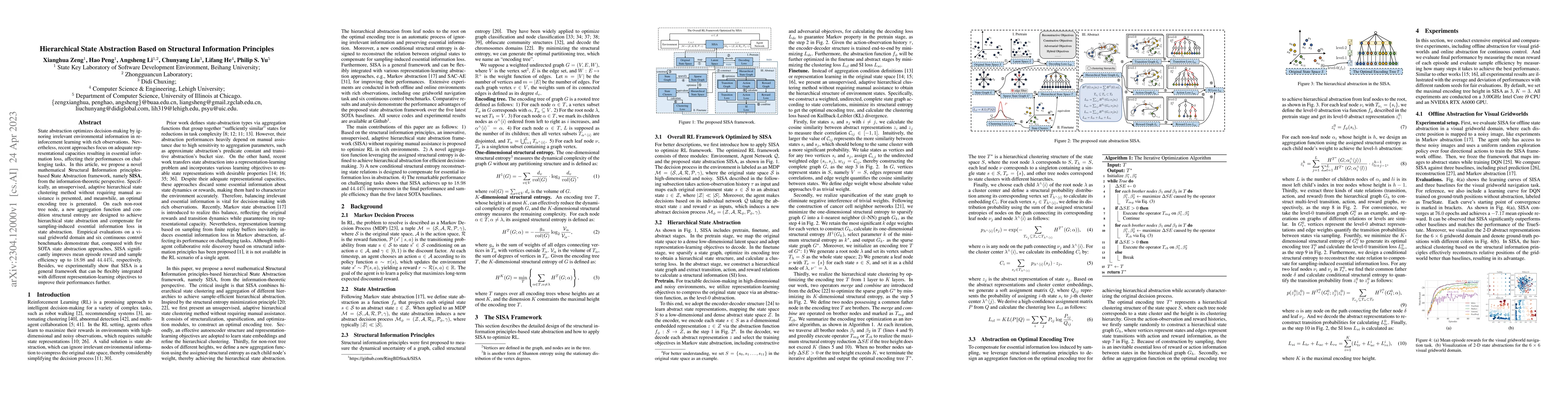 Thumbnail for Hierarchical State Abstraction Based on Structural Information
  Principles