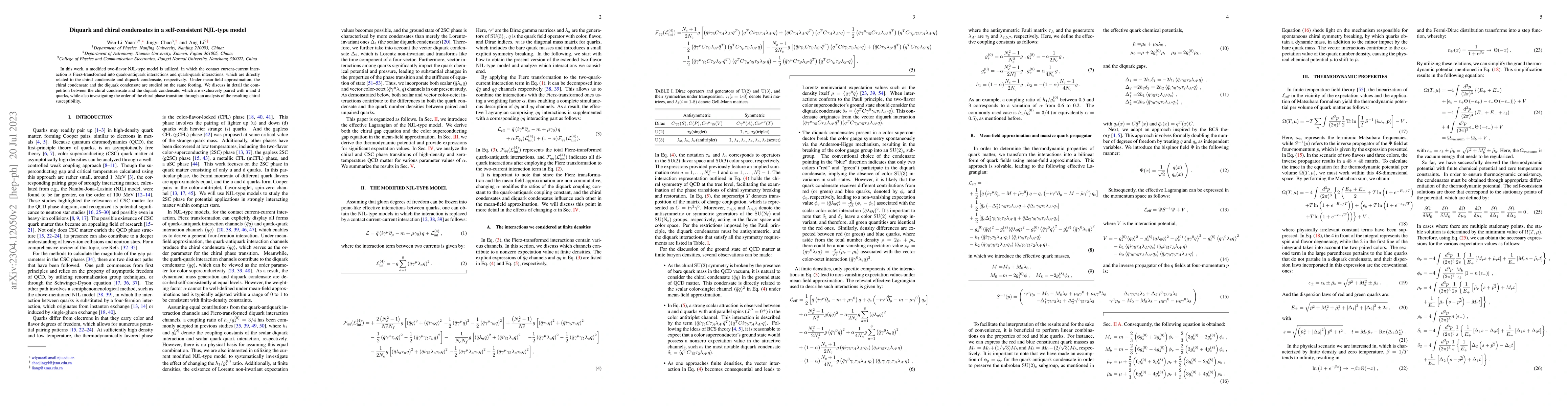 Thumbnail for Diquark and chiral condensate in a self-consistent NJL-type model