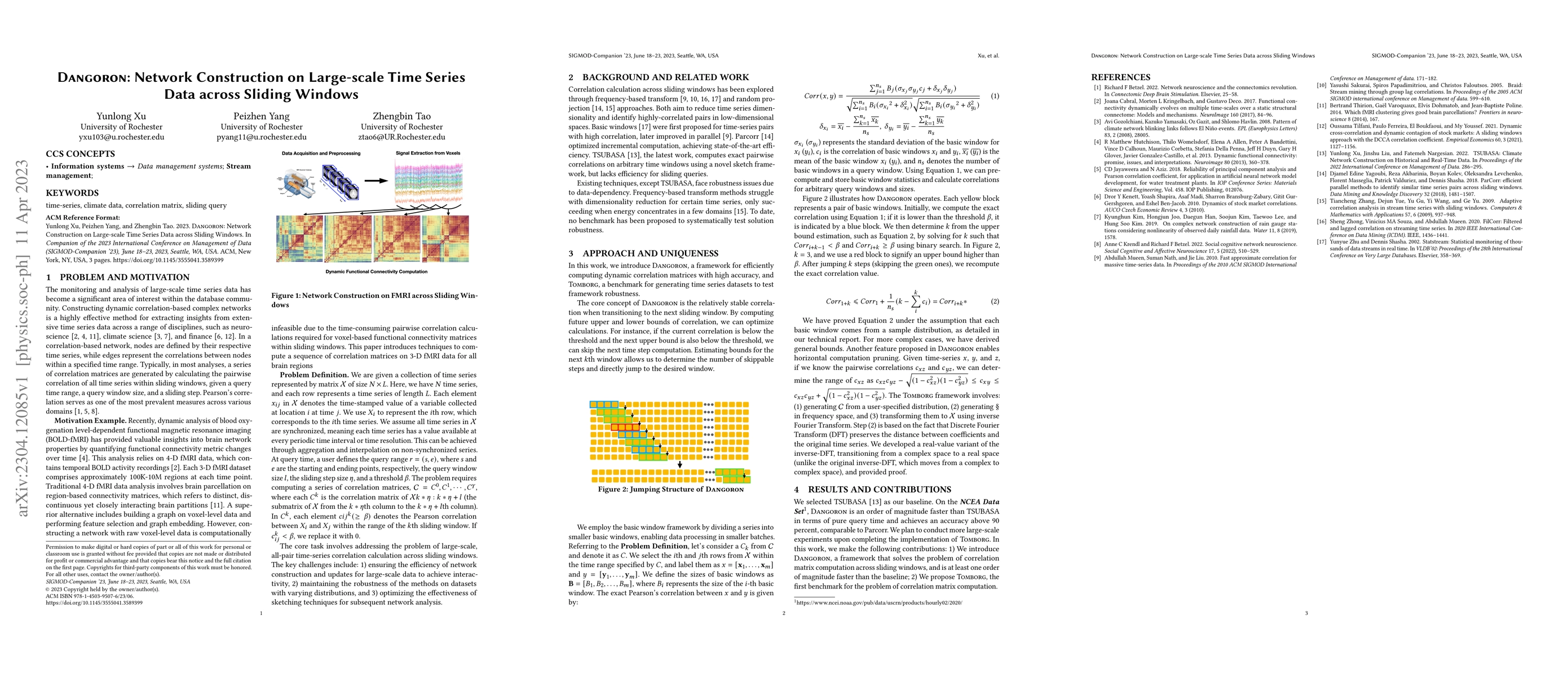 Thumbnail for Dangoron: Network Construction on Large-scale Time Series Data across
  Sliding Windows