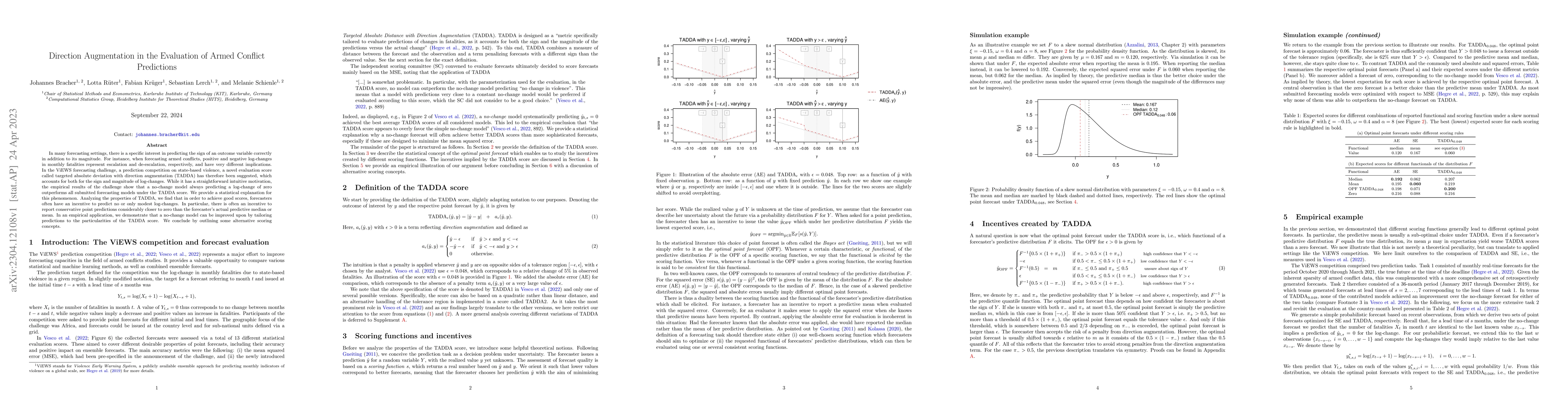 Thumbnail for Direction Augmentation in the Evaluation of Armed Conflict Predictions