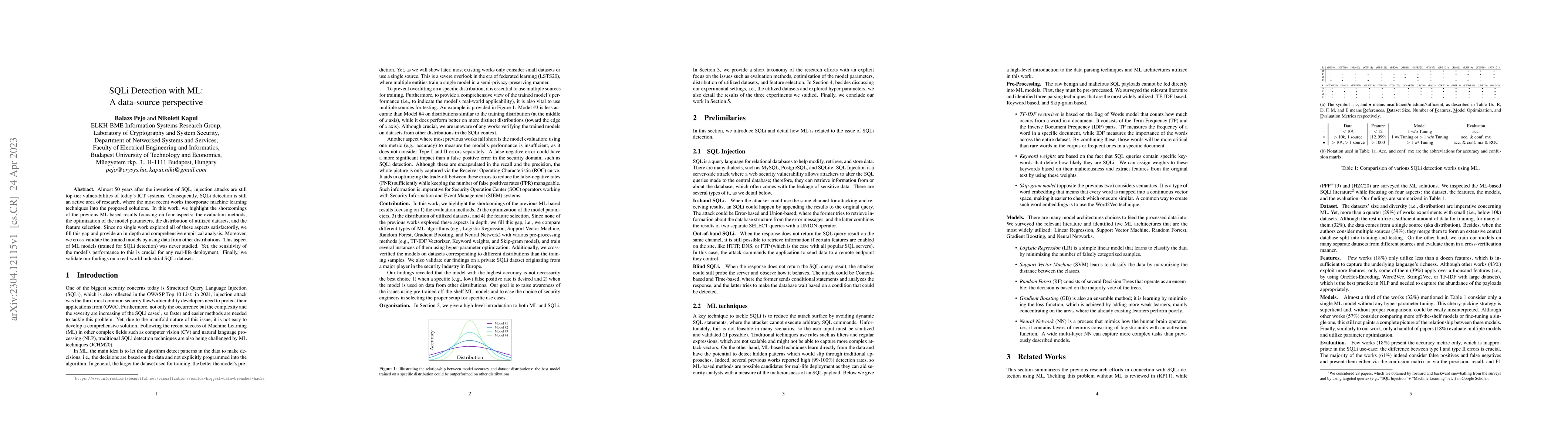 Thumbnail for SQLi Detection with ML: A data-source perspective
