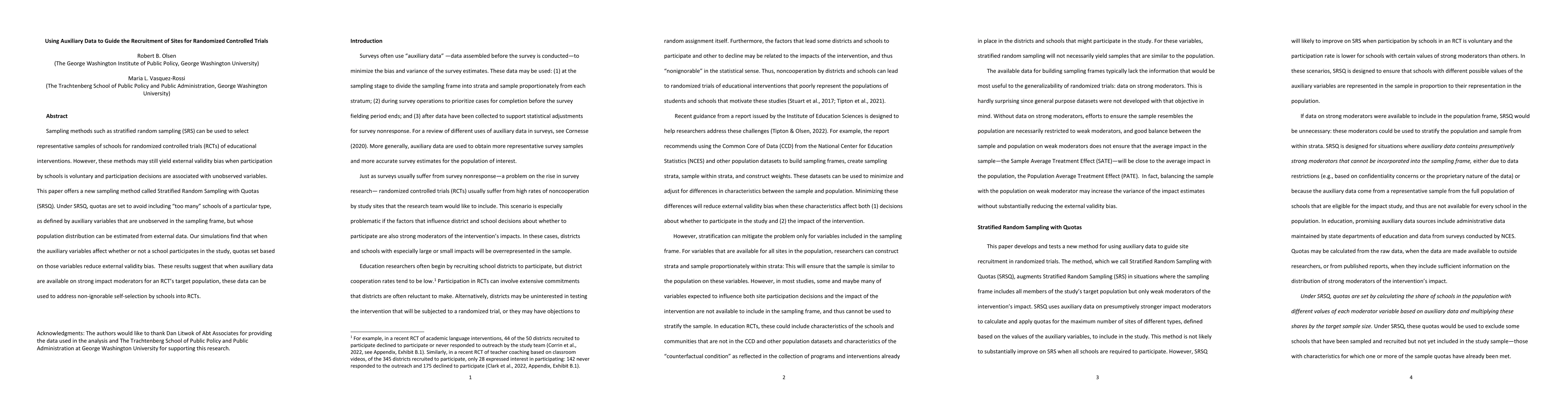 Thumbnail for Using Auxiliary Data to Guide the Recruitment of Sites for Randomized
  Controlled Trials