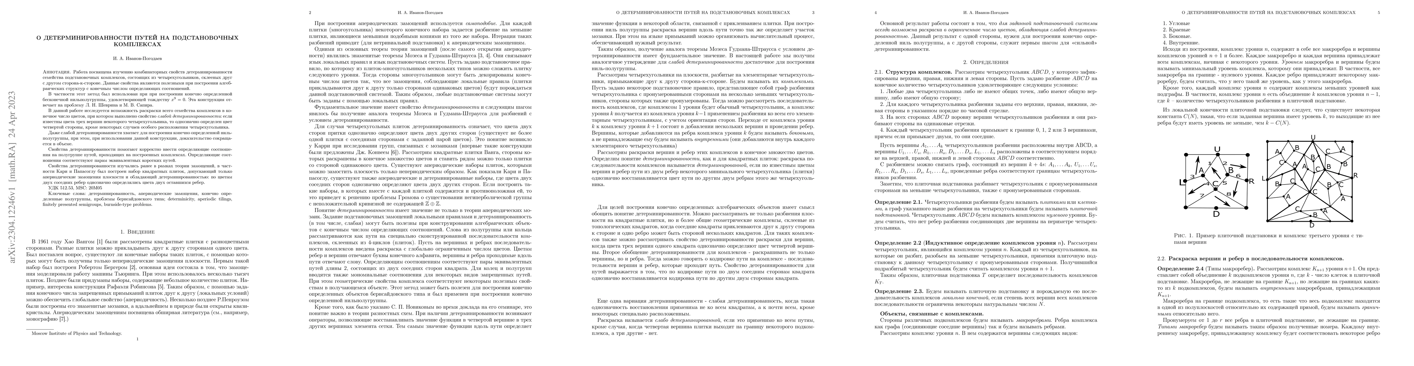 Thumbnail for On the determinicity of paths on substitution complexes