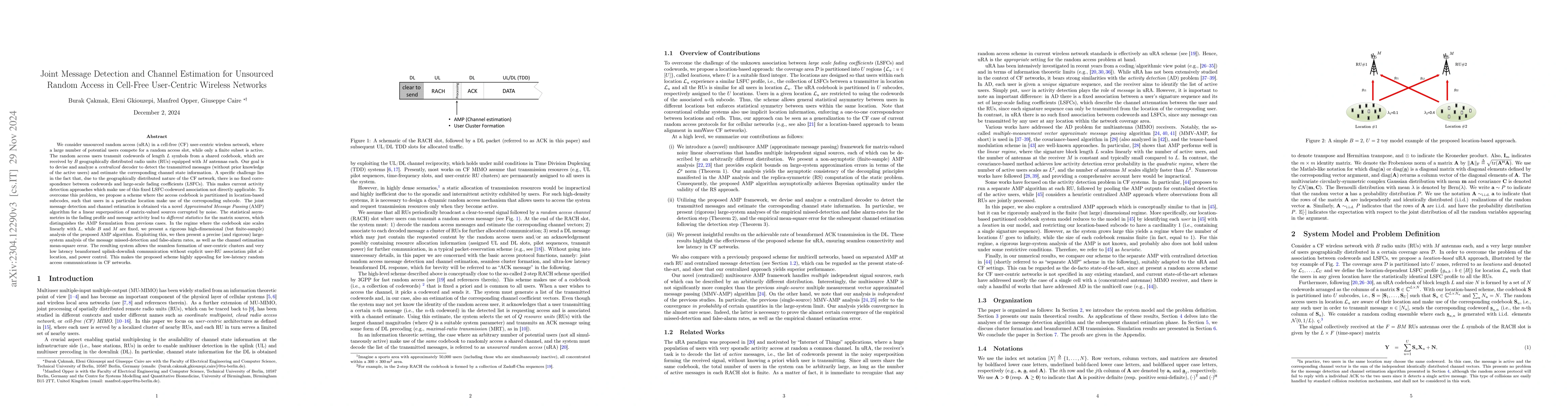 Thumbnail for Joint Message Detection and Channel Estimation for Unsourced Random
  Access in Cell-Free User-Centric Wireless Networks