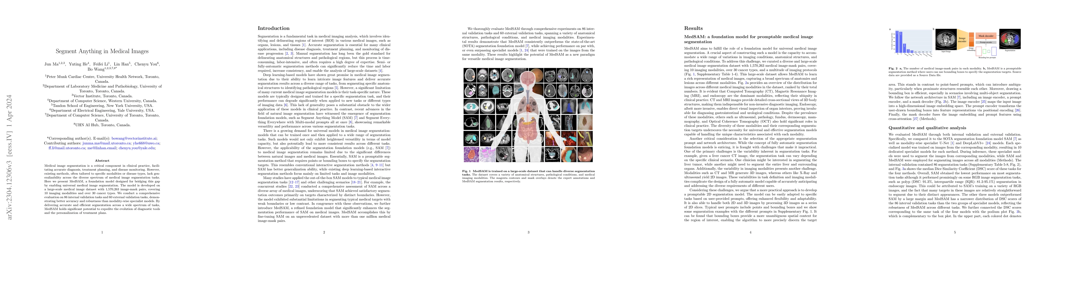 Thumbnail for Segment Anything in Medical Images