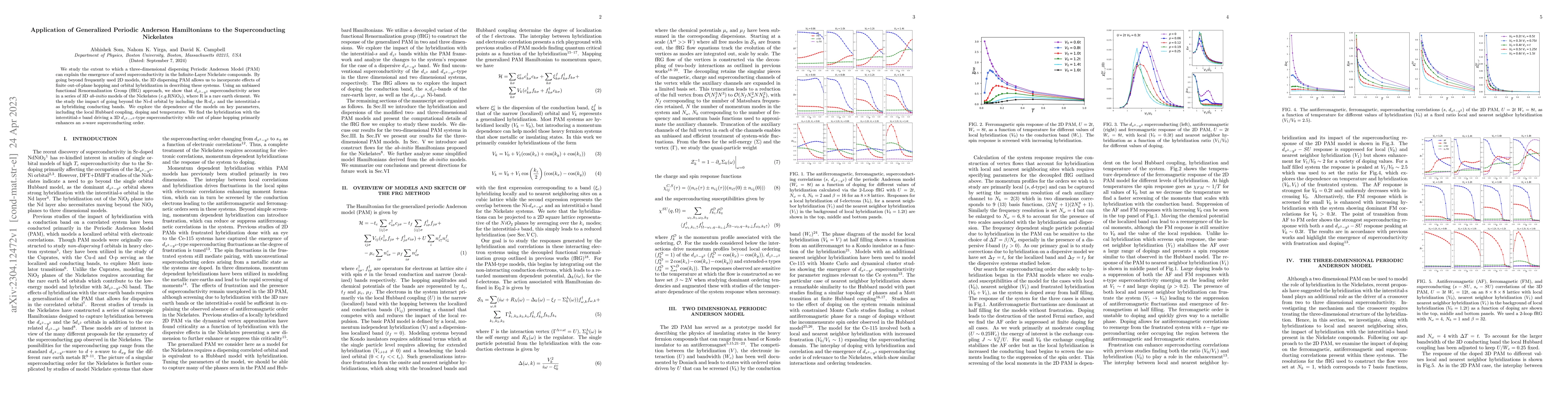 Thumbnail for Application of Generalized Periodic Anderson Hamiltonians to the
  Superconducting Nickelates