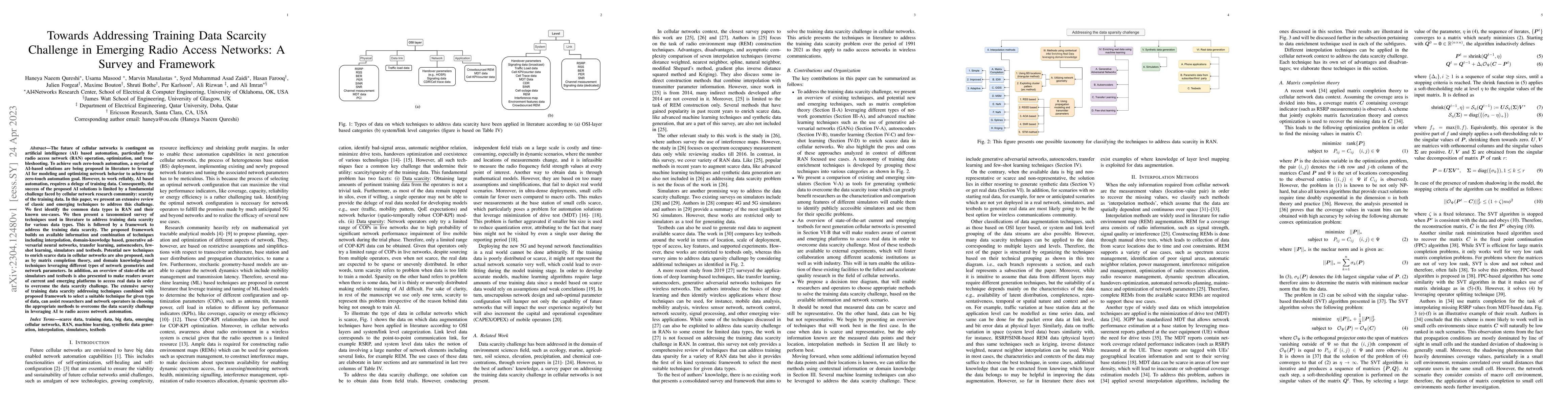Thumbnail for Towards Addressing Training Data Scarcity Challenge in Emerging Radio
  Access Networks: A Survey and Framework