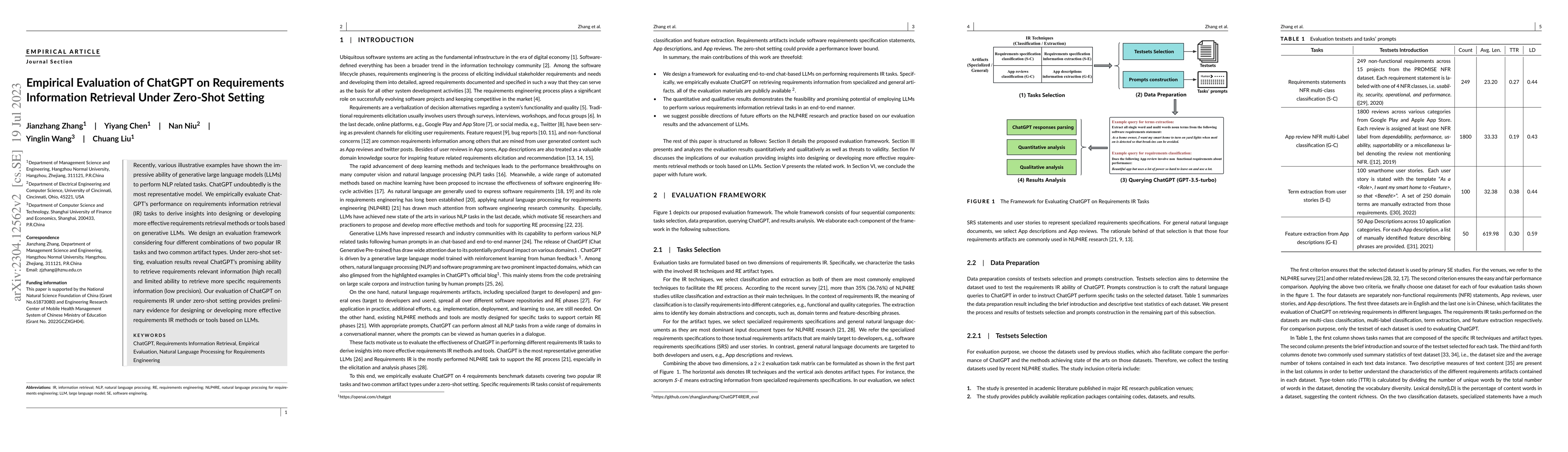 Thumbnail for Empirical Evaluation of ChatGPT on Requirements Information Retrieval
  Under Zero-Shot Setting