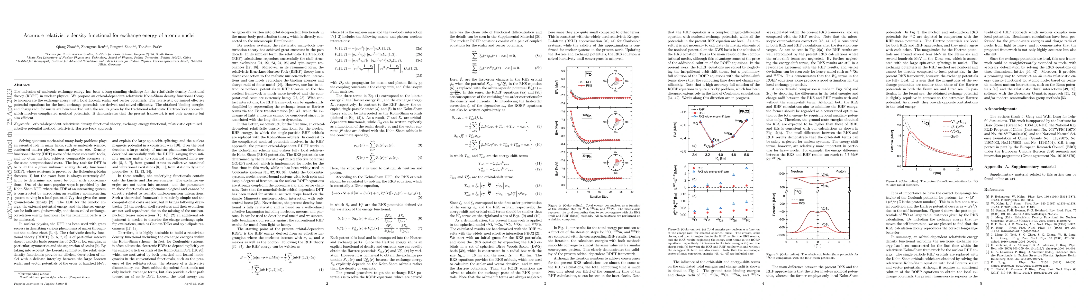 Thumbnail for Accurate relativistic density functional for exchange energy of atomic
  nuclei