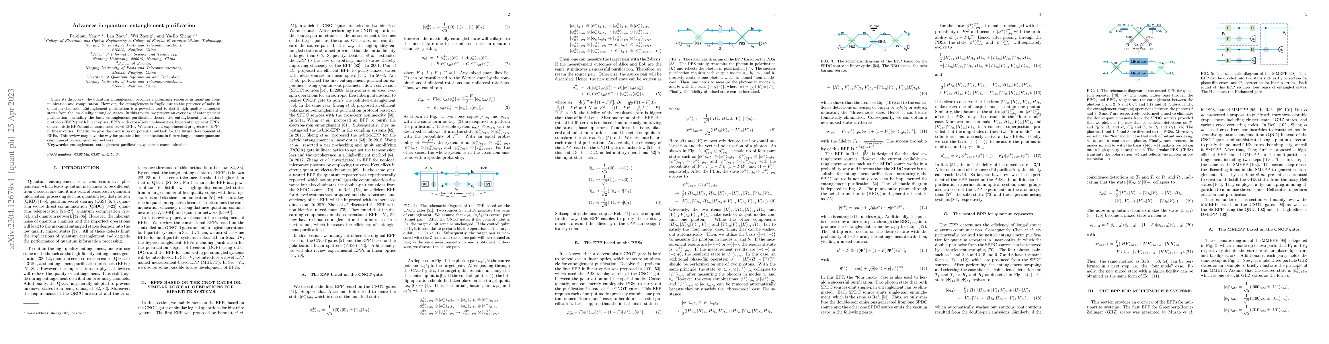 Thumbnail for Advances in quantum entanglement purification