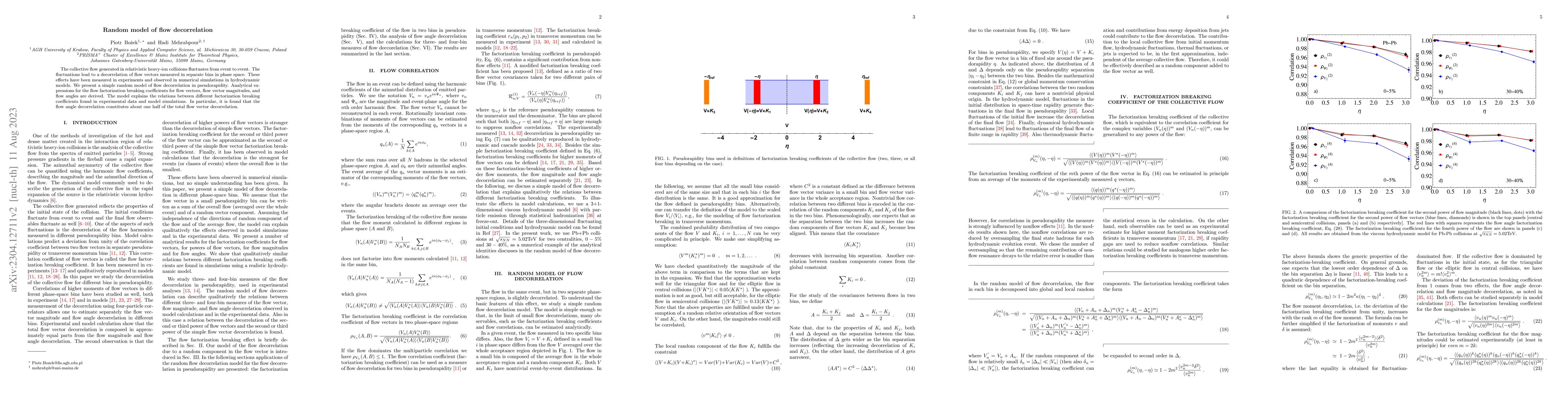 Thumbnail for Random model of flow decorrelation